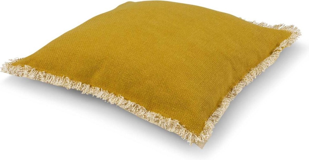 Coussin Burto 45x45 cm Jaune moutarde