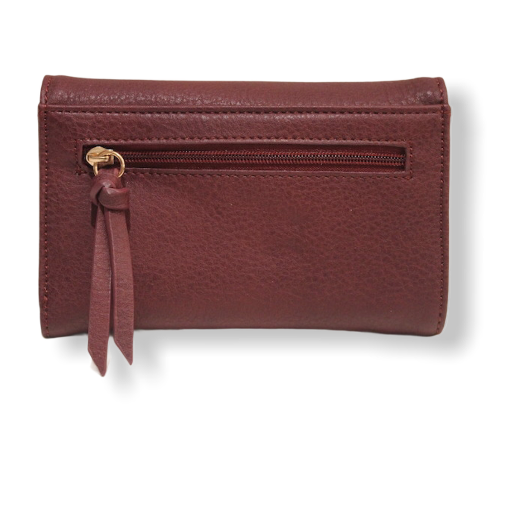 Portefeuille bordeaux ELLE small 