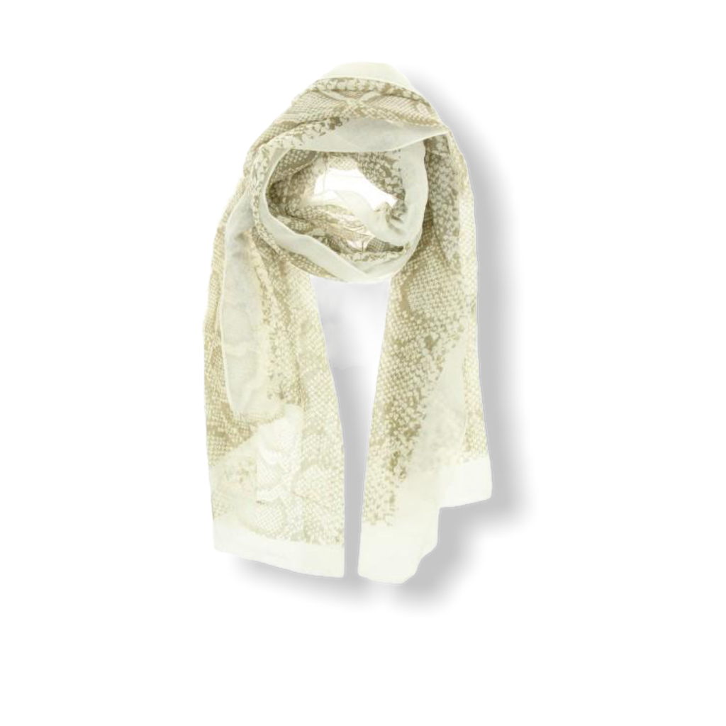 FOULARD "Skinny Snake" gris