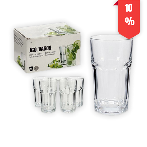 [JGO0001] Ensemble de verre (6 pièces) 32 cl