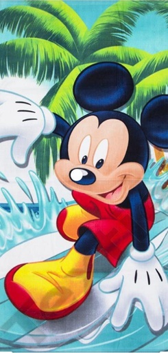 Surfing Mickey Mouse Towel